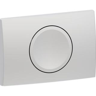Geberit Betätigungsplatte Delta15 Round mattverchromt, für Spül-Stopp-Spülung