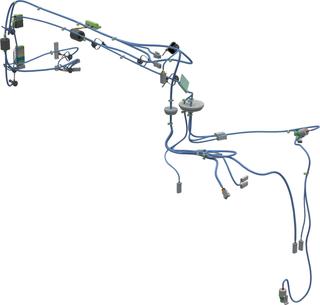 BOSCH Ersatzteil TTNR: 8738213905 Kabelbaum 7 kW (LV)