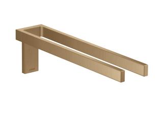 hansgrohe HTH Axor Uni. Rectangular 380mm, 2-armig, feststehd., brush. bron