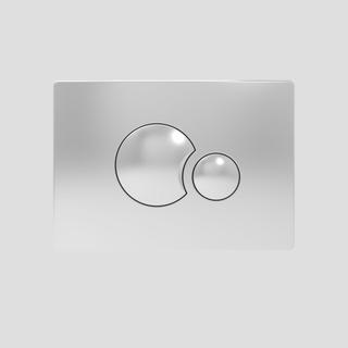 Sanit Betätigungsplatte S 706 2-Mengenspülung, 205x145x18mm, chrom