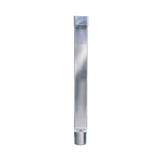 LORO N Regenstandrohr DN 100, o RV, 1000mm, quadr., St.