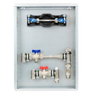 Strawa Wohnungsanschlussstation AS 16-W1-WMZ, 3/4", 385x525mm, UP-Schr.