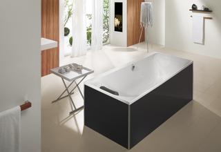 HO Zub. Glasverkleidung schwarz freist. WW Trapez 1750x1100 links