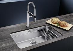 Blanco Becken ETAGON 700-U 70x44cm, Edelstahl Seidenglanz