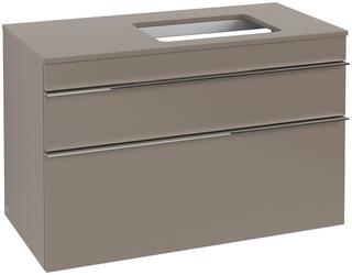 V&B Waschtisch-Unterschrank Venticello 95,7x60,6x50,2cm, WT r, Gr. chr, Truf Gr