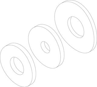 BOSCH Ersatzteil TTNR: 8735100320 Set Weichschaum Rosetten S everp
