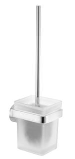 tnwb WC-Bürstengarnitur Plan Smart chrom 103x385x129mm, Zink, ES, vc, BK TPE an