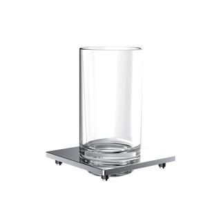 EMCO Glashalter Liaison chrom, Kristallglas klar, für Reling
