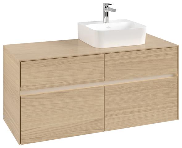 Artikelbild 2 des Artikels „V&B Waschtischunterschrank Collaro 120x54,8x50cm, WT r, LED 8,8 W, Nord Oa nordic oak“