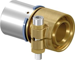 Uponor Presskupplung Wipex Messing, 40x3,7x40x4, 6 bar