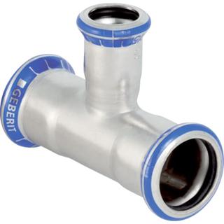 Geberit T-Stück Mapress d= 54x15x54mm, reduziert, Edelstahl