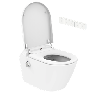 SFA Wand-WC Saniwash weiß, mit Wasch- und Trocknungsfunktion