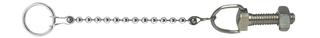 ASW Kettenhalter St M6x10mm, MS vc, Kette d 3,6mm, 250mm