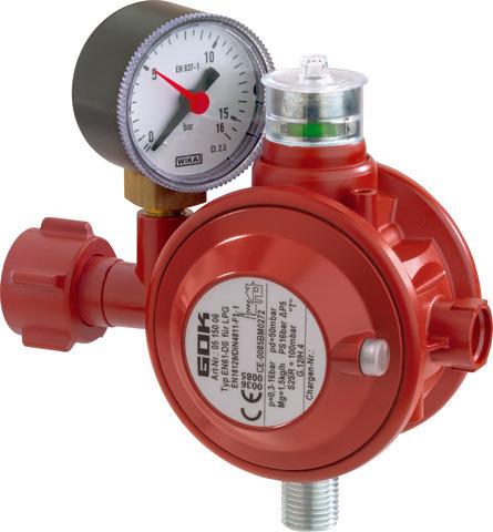 Artikelbild 1 des Artikels „GOK Niederdruckregler Typ EN61-DS o EFV, KLFxG 1/4 LH-KN, 50 mbar, 1,5 kg/ ohne EFV, KLF x G 1/4 LH-KN, 50 mbar, 1,5 kg/h, 90°“