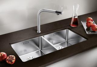 Blanco Becken ANDANO 400/400-U 86,5x44cm, ES sgl, o. Abl-Fernbed.