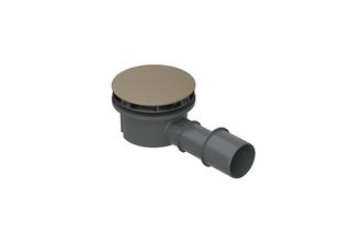 Bette Ablaufgarnitur B568-BetteCompact+ AR Pro, greige, seitlich 0,5 l/sek.