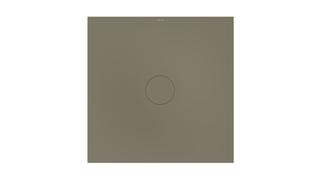 Bette Duschfliese BetteAir 1000x1000mm, gr, RE, gl. Stahl, m M-T
