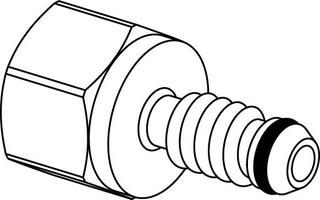 Abdrückstopfen MLC 1/2" IG