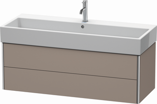 Duravit Waschtisch-Unterschrank XSquare 118,4x46cm, bas. m, 2 Schubk., wandh