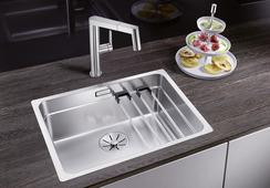 Blanco Becken ETAGON 500-IF 54x44cm, ES sgl, o. Ablauffernbedienung