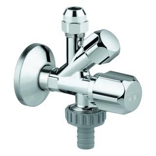 GROHE WAS-Kombi-Eckventil 1/2", Abg 3/4", c, selbstd. Anschl.-G.