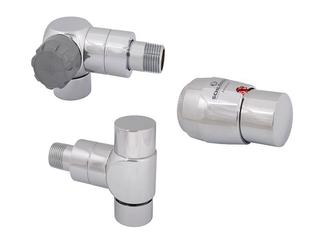Schlösser Thermostatventil-Set Style-Tec 3665 DN 15, 1/2", Winkel, links