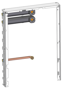 RE Anschlussverrohrung Heizung re/li Anschlussverrohrung Heizung re/li
