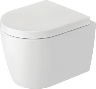 Duravit Wand-Tiefsp.-WC Com Me by Starck 37x48cm, 4,5 l, riml, w s-matt HygGlaze