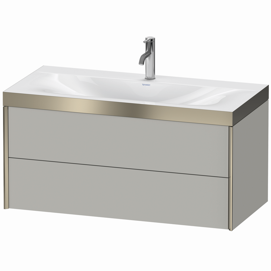 Artikelbild 1 des Artikels „DU WTU Xviu/Viu,2 SK,503x1000x480mm,1 HL champ.m./Bet.grau matt, Ra.B1 ES Nussb “