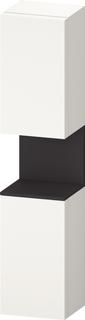 Duravit Hochschrank Qatego 40x36x1760cm, 2 T, B, An l, gra m/we m
