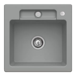 V&B Spüle Siluet 50 S m Abl.garn, Exzenter, stone CeramicPlus