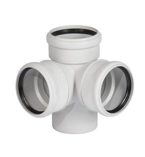 Ostendorf SKOLANsafe Eckdoppelabzweig ED DN 110/110/10x87,5Grad