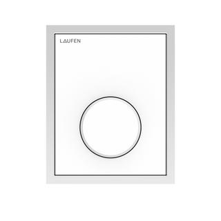 Laufen Urinal-Betät.-Platte AU106 INEO 10,7x13,2cm, flächenbündig, weiß