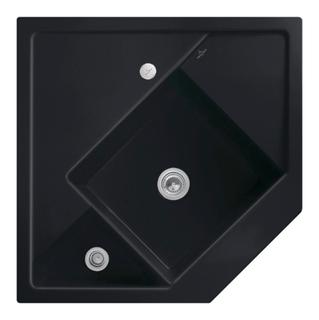 V&B Eckspüle Monumentum Abl-Garnitur, Exzenterbet., Bef.-Set, eb