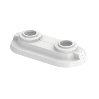 Flamco Doppelrosette RDC 50 50mm, Rohrdurchmesser 15mm, weiß