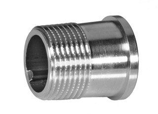 Gewindetülle Messing, flachdichtend