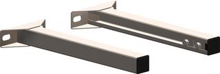 ATEC Verlängerung IronPoly f Wandabstandh. 50-350mm, PP, ES blank