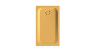 Duschwanne BetteUltra 5979 120x70x3,5cm, Mini-Wannenträger, curry