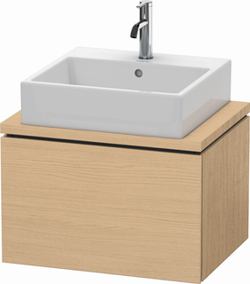 DU WTU f.Console Comp.L-Cube 400x620x477 1 Auszug, Eiche Natur ES Nussb