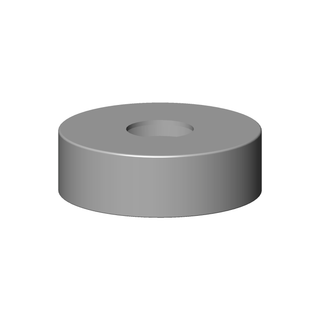 DO Rosette ERSATZTEILE 092789000 D 57 x D 19 x 18 mm Dark Platinum gebürstet