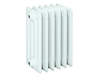 HG-TEC DIN-Stahlradiator RAL 9010 gep. 33 Glieder BH 450 NA 350 BL 1650 BT 220