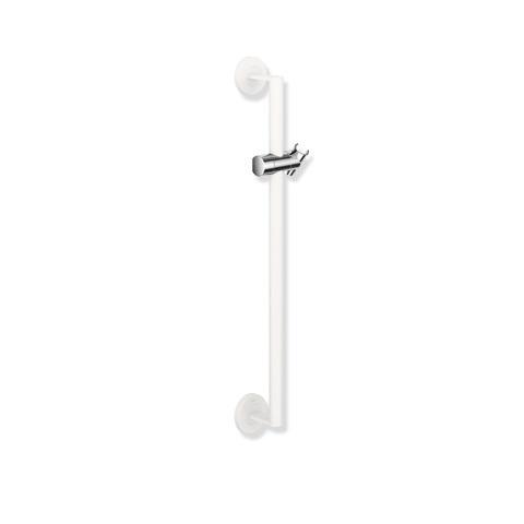 Artikelbild 1 des Artikels „HEWI Brausehalterstange System 900 600mm, ES pulverbes weiß tiefmatt/chrom 600 mm | Edelstahl pulverbeschichtet weiß tiefmatt/chrom“