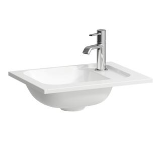Laufen Handwaschbecken MEDA SLIM 44x34cm, a Marb., o. ÜL, m Hahnl., we ma