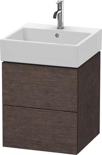 Duravit Waschtisch-Unterschrank L-Cube 48,4x45,9cm, E d geb., 2 Schub., wandh