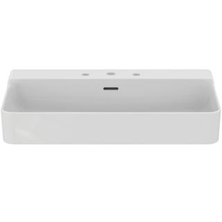 Ideal-Standard Waschtisch Conca 80 x 45 x 16,5 cm, 3 Hahnlöcher