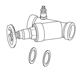 Uponor Central Port P-Group FWS 1 1/4", for DHW