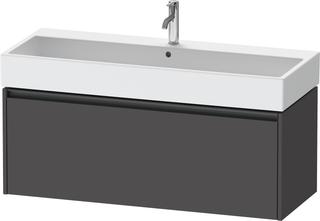 Duravit Waschtisch-Unterschrank Ketho.2 118,4x46cm, graph ma, 1 Ausz., wandh