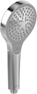 V&B Handbrause Verve Showers d 110mm, 3-strg., m Rückfl., Wd., chr
