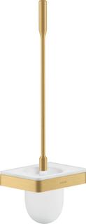 hansgrohe WC-Bürstengarn. Axor universal Wandmontage, brushed gold optic