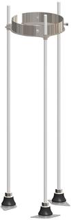 ATEC Standfuß PolyTop d= 250mm, für Schalldämpfer
